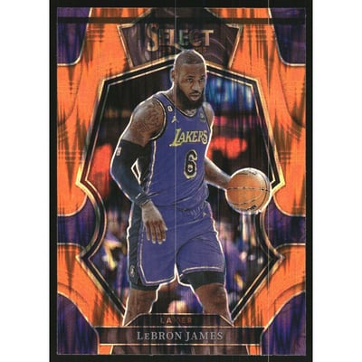 2022-23 Select Prizms Orange Flash #126 LeBron James