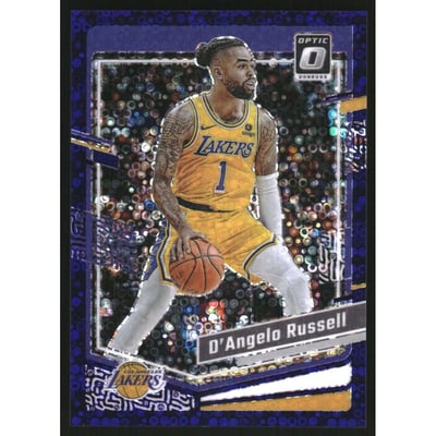 2023-24 Donruss Optic Fast Break Purple #18 D'Angelo Russell