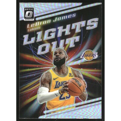 2023-24 Donruss Optic Lights Out Holo #10 LeBron James