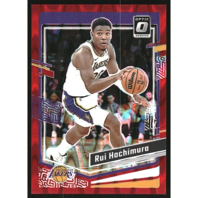 2023-24 Donruss Optic Red Seismic #162 Rui Hachimura