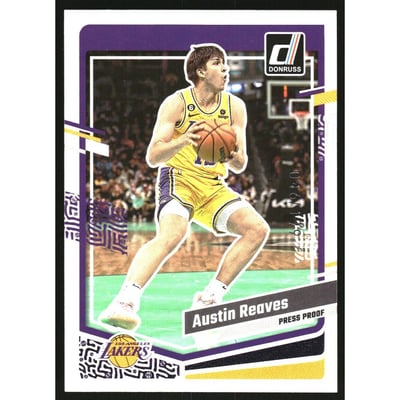 2023-24 Donruss Press Proof Purple #18 Austin Reaves