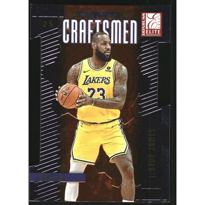 2023-24 Elite Craftsmen Orange Die Cut #3 LeBron James