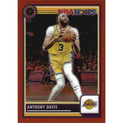 2023-24 Hoops Premium Stock Orange Prizm #177 Anthony Davis