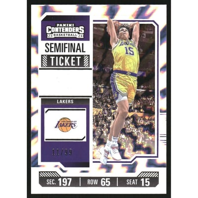 2023-24 Panini Contenders Semifinal Ticket #15 Austin Reaves