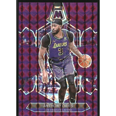 2023-24 Panini Mosaic Mosaic Purple #73 Anthony Davis