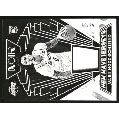 2023-24 Panini Noir New Wave Jerseys #6 Jalen Hood-Schifino