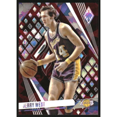 2023-24 Panini Phoenix Maroon Ice #18 Jerry West