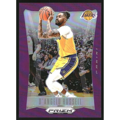 2023-24 Panini Prizm Deca Prizms Purple #168 D'Angelo Russell