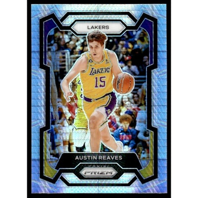 2023-24 Panini Prizm Prizms Hyper #76 Austin Reaves