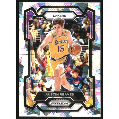 2023-24 Panini Prizm Prizms Ice #76 Austin Reaves