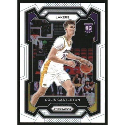 2023-24 Panini Prizm Prizms White #287 Colin Castleton