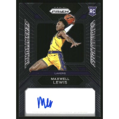 2023-24 Panini Prizm Sensational Signatures #49 Maxwell Lewis