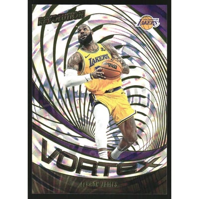 2023-24 Panini Revolution Vortex Fractal #25 LeBron James