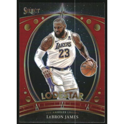2023-24 Select Lodestars Red Prizms #4 LeBron James