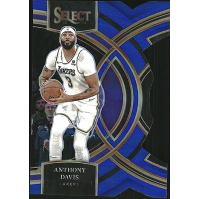2023-24 Select Prizms Blue Die-Cut #181 Anthony Davis