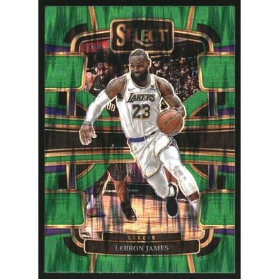 2023-24 Select Prizms Green Shock #66 LeBron James
