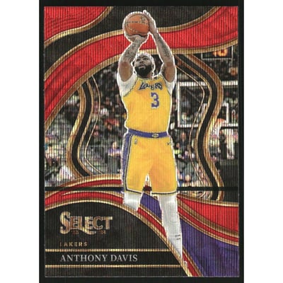 2023-24 Select Prizms Red Wave #220 Anthony Davis