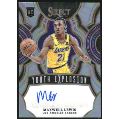 2023-24 Select Youth Explosion Signatures #26 Maxwell Lewis
