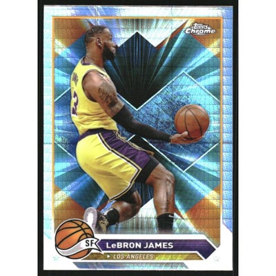 2023-24 Topps Chrome Prism Refractors #23 LeBron James
