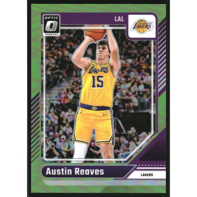 2024-25 Donruss Optic Lime Green #140 Austin Reaves
