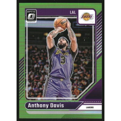 2024-25 Donruss Optic Lime Green #207 Anthony Davis