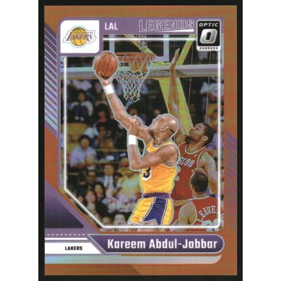 2024-25 Donruss Optic Orange #228 Kareem Abdul-Jabbar LGD
