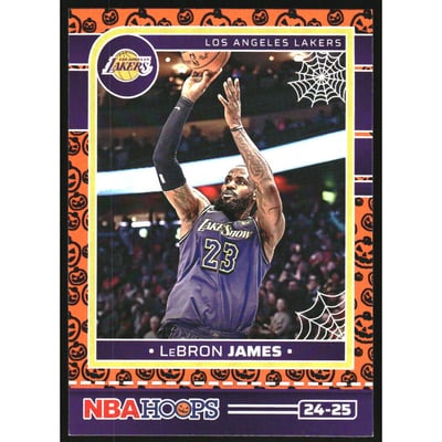 2024-25 Hoops Haunted Hoops Orange #193 LeBron James