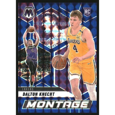 2024-25 Panini Mosaic Montage Mosaic Blue #27 Dalton Knecht