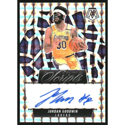 2024-25 Panini Mosaic Scripts #114 Jordan Goodwin