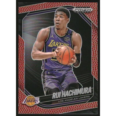 2024-25 Panini Prizm Black Prizms Basketball #132 Rui Hachimura