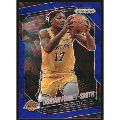 2024-25 Panini Prizm Black Prizms Blue Ice #247 Dorian Finney-Smith