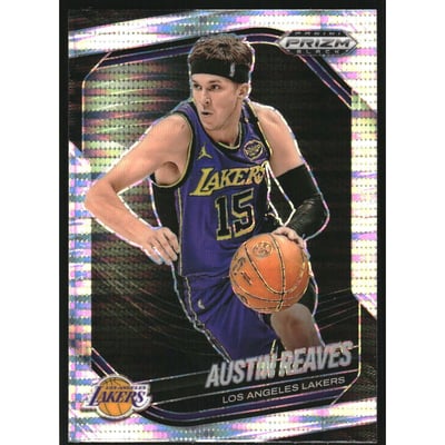 2024-25 Panini Prizm Black Prizms Pulsar #21 Austin Reaves