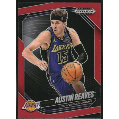 2024-25 Panini Prizm Black Prizms Red #21 Austin Reaves