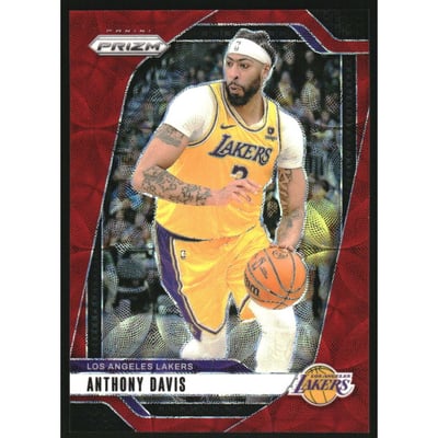 2024-25 Panini Prizm Prizms Choice Red #195 Anthony Davis