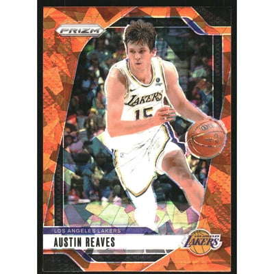 2024-25 Panini Prizm Prizms Orange Ice #26 Austin Reaves