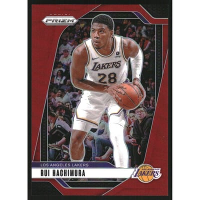 2024-25 Panini Prizm Prizms Red #14 Rui Hachimura