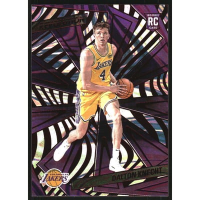 2024-25 Panini Revolution Red Swirl #109 Dalton Knecht