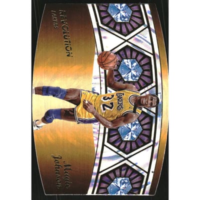 2024-25 Panini Revolution Ring Bearers Fractal #11 Magic Johnson