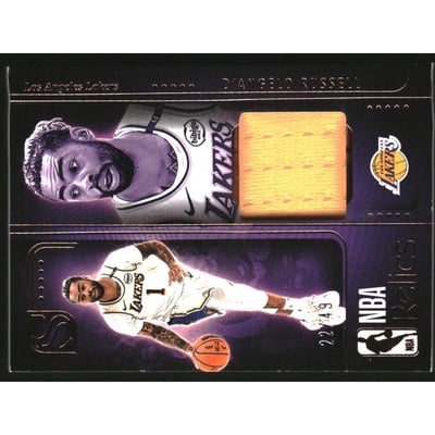 2024-25 Panini Silhouette NBA Relics Bronze #88 D'Angelo Russell/49