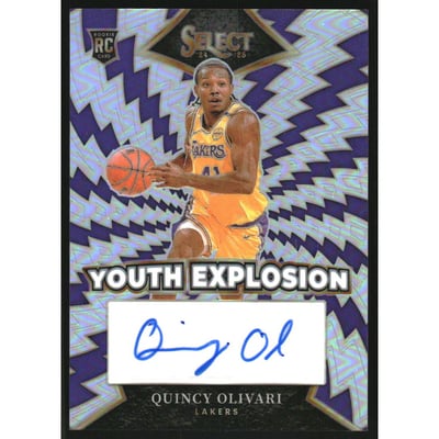2024-25 Select Youth Explosion Signatures #40 Quincy Olivari
