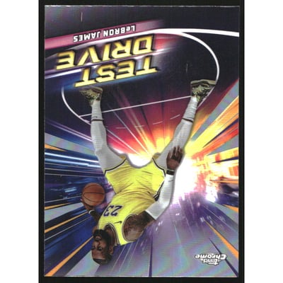 2024-25 Topps Chrome Test Drive Refractors #TD14 LeBron James
