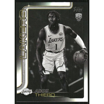 2025-26 Topps Blackout #236 Adou Thiero