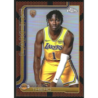 2025-26 Topps Chrome Basketball Refractors #286 Adou Thiero