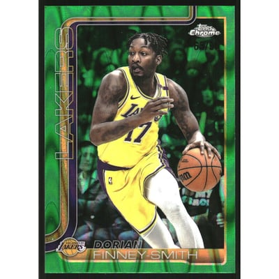 2025-26 Topps Chrome RayWave Green Refractors #192 Dorian Finney-Smith