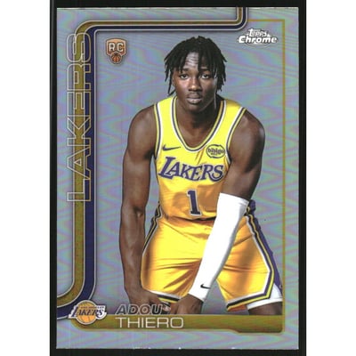 2025-26 Topps Chrome Refractors #286 Adou Thiero
