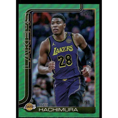 2025-26 Topps Green Holo Foil #154 Rui Hachimura