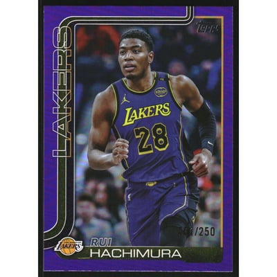2025-26 Topps Purple Rainbow #154 Rui Hachimura