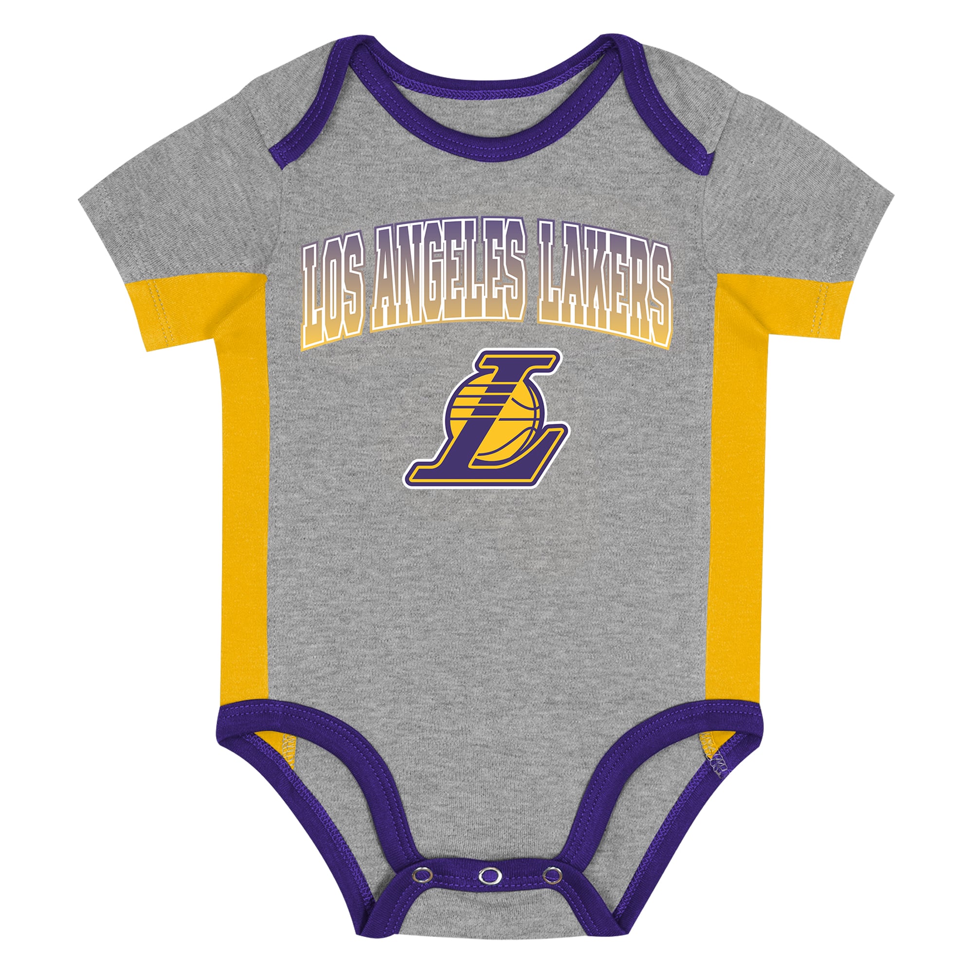 Ensemble body et pantalon trois pièces pour bébé Outerstuff Los Angeles Lakers Rim Protectors