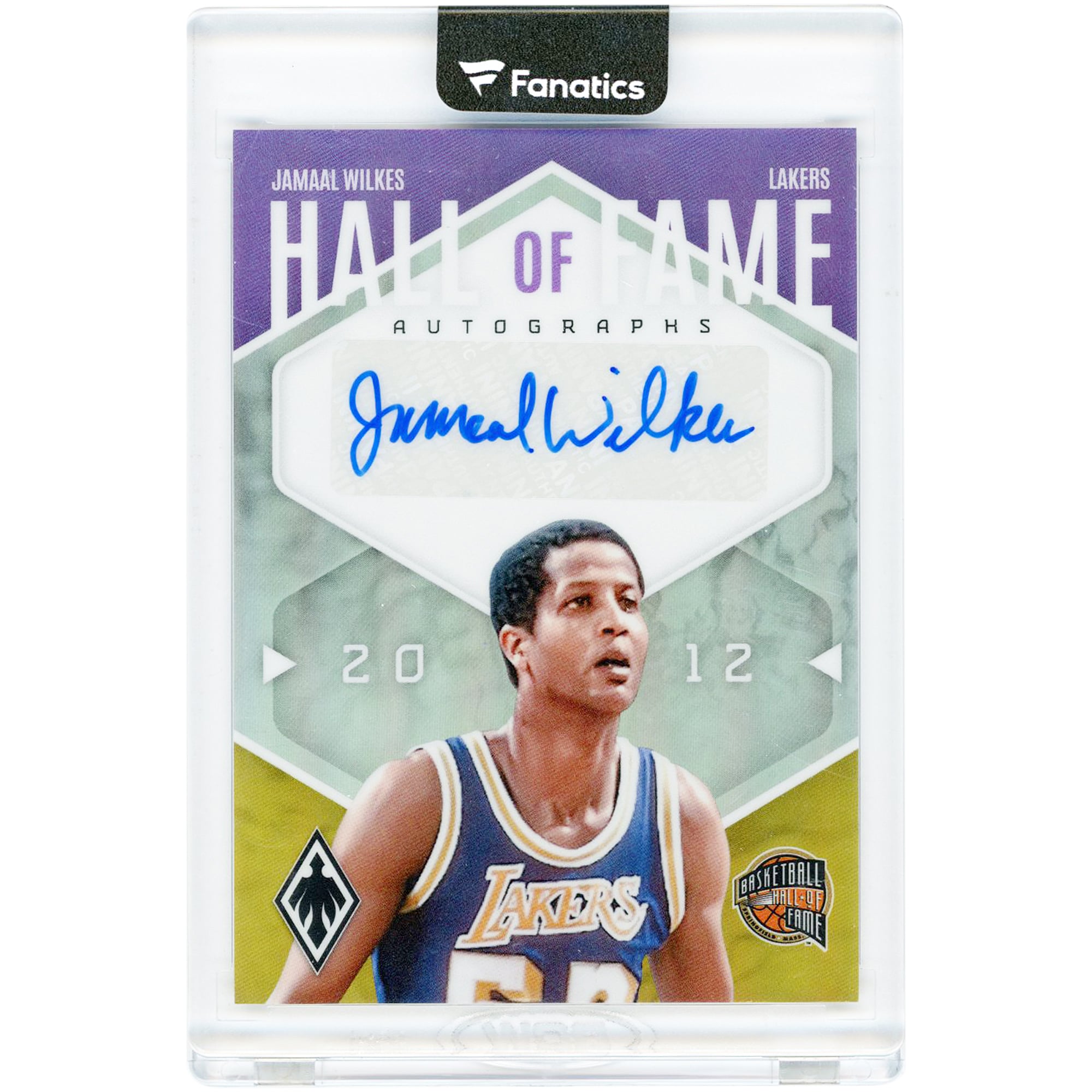 Carte autographiée Jamaal Wilkes des Los Angeles Lakers, Panini Phoenix Hall of Fame 2023-24 #HFA-JWK
