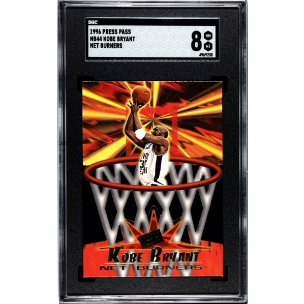 Kobe Bryant 1996 Press Pass Net Burners Rookie Card (RC) #NB44 